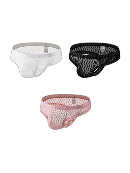 3-pack Men's Sexy Lace Thong