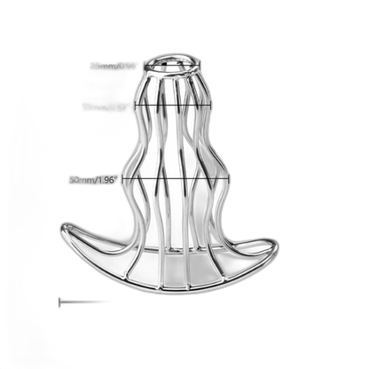 Axelrod - Steel Hollow Tunnel Anal Plug - Butt Plug Expander