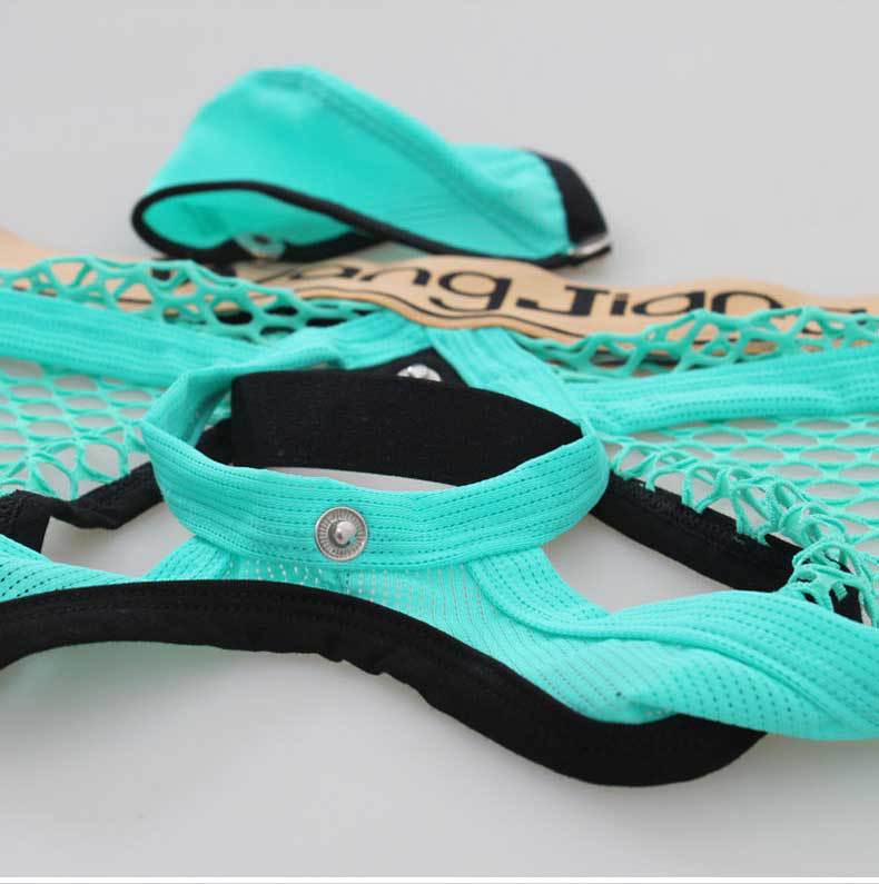 Mens Sexy Mesh Breathable U Convex Pouch Briefs