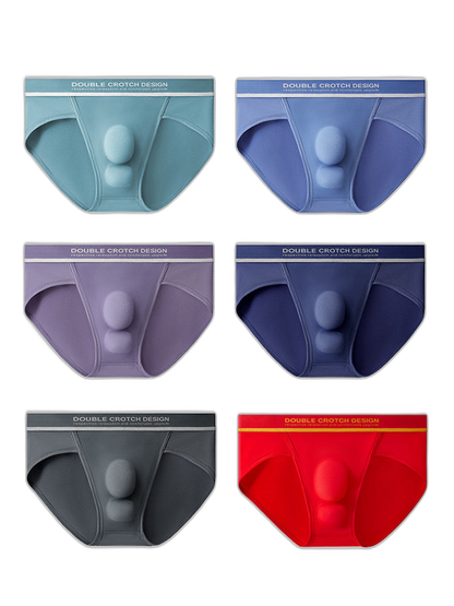 Men's Double-Crotch Separation Ultra-Soft Modal Briefs