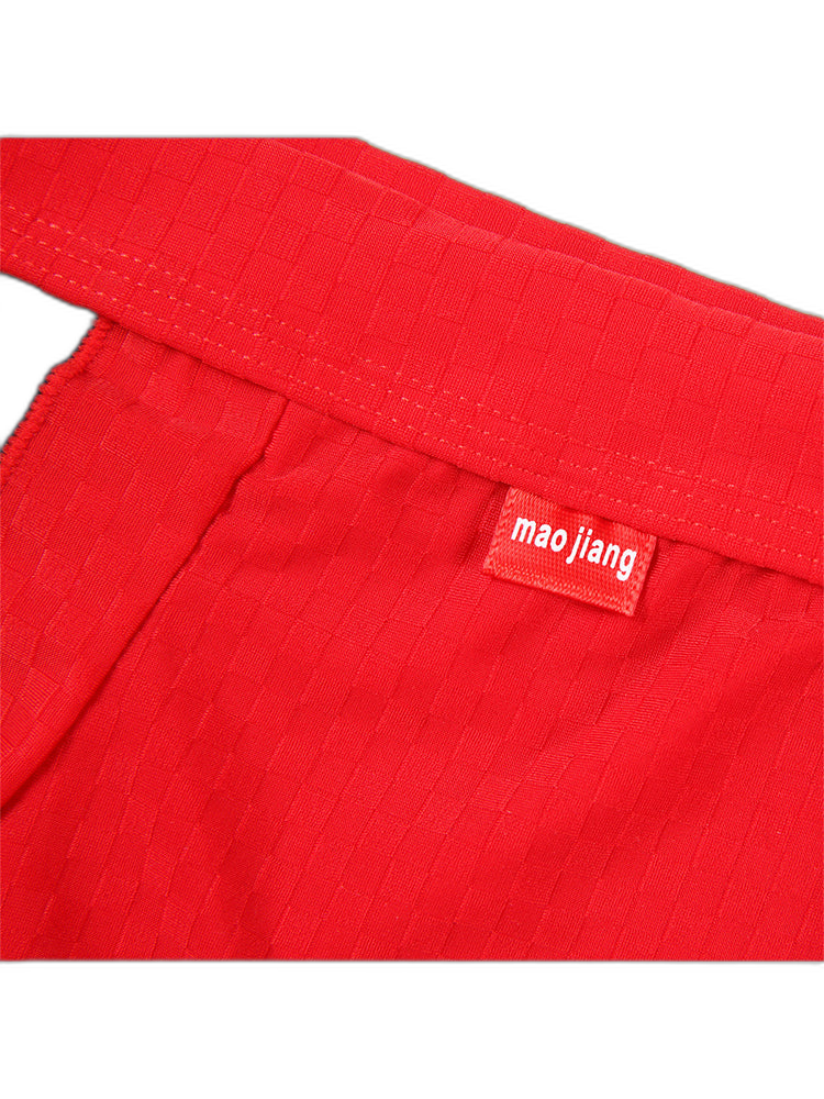 Men's Low-Rise Mesh Trunks – Breathable Nylon with 3D Pouch Support