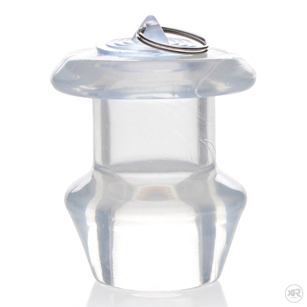 Ass Bung Clear Hollow Anal Dilator with Plug