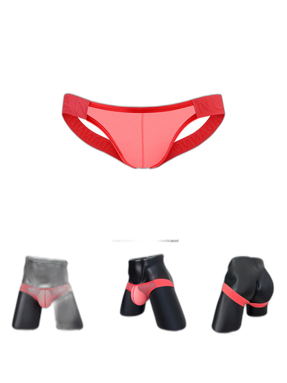 2 Pack Men's Sheer Elegance Comfy Waistband Stretch Fit Jockstrap