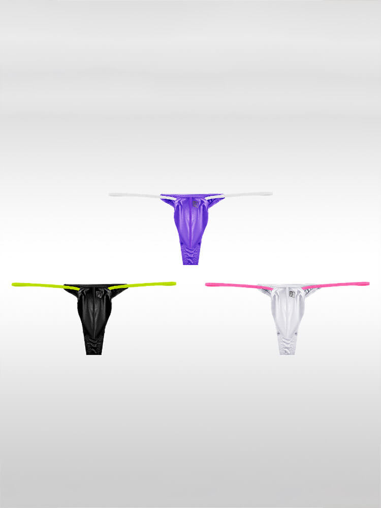 Men's Sexy Thin Belt Low-Rise Seamless Thong