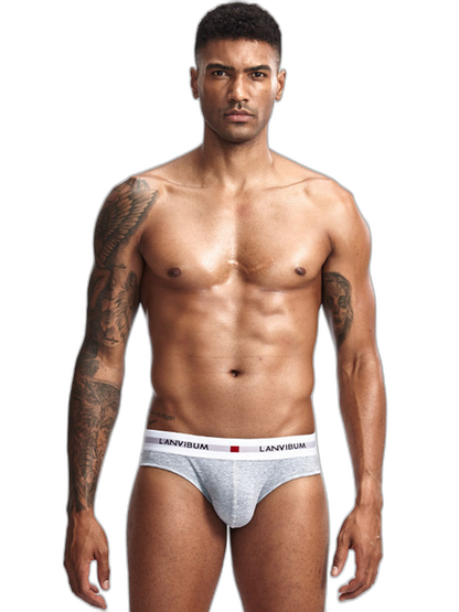 3 Pack Men's Breathable Big Pouch Briefs