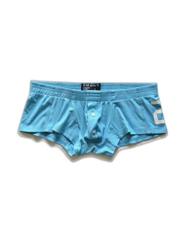 2-pack Men's Solid Color Comfortable Button-down Trunks