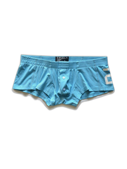 2-pack Men's Solid Color Comfortable Button-down Trunks