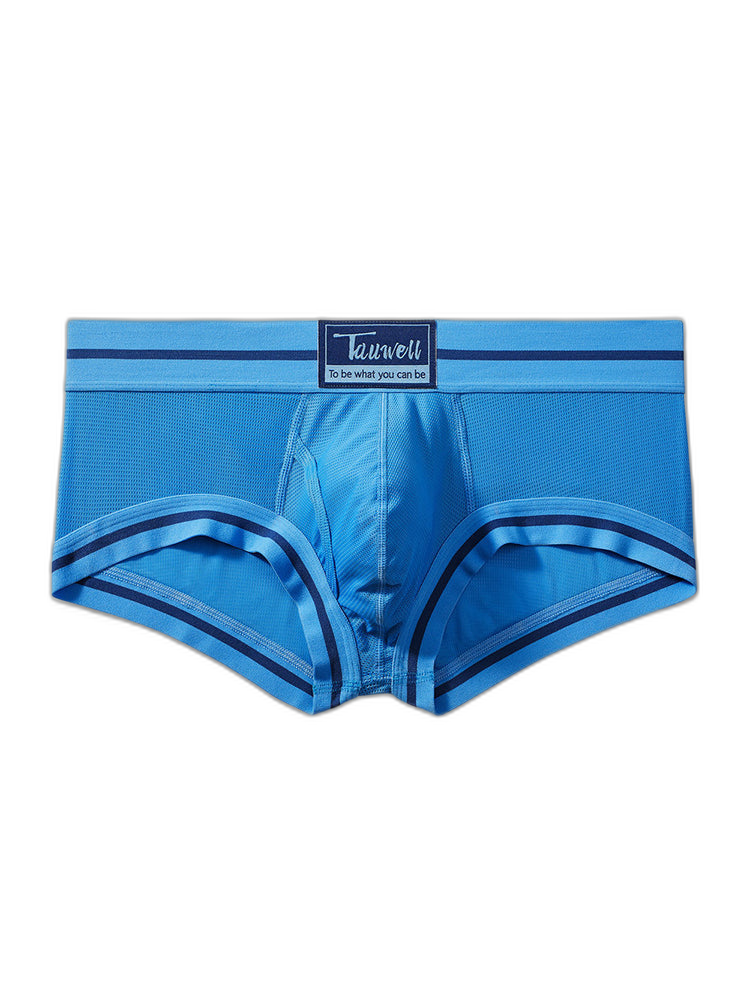 Men's Breathable Mesh Line Trunks with Fly