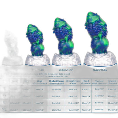 SWISOK Bobby - Fantasy Dragon Dildo - Knot Dildo - 4 Sizes Silicone Dildo