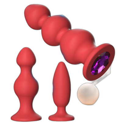 Freya - Beaded Anal Plug - Anal Training Kit
