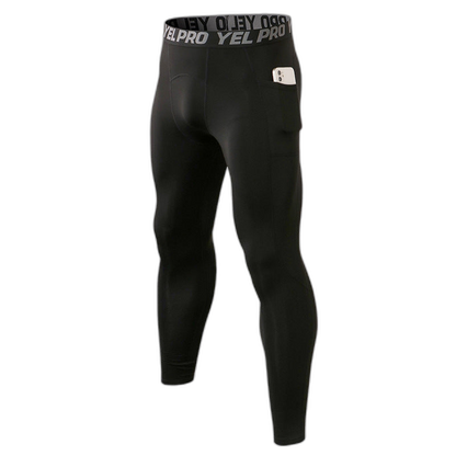 Mens Sports Thermal Leggings Compression Base Layer Tights