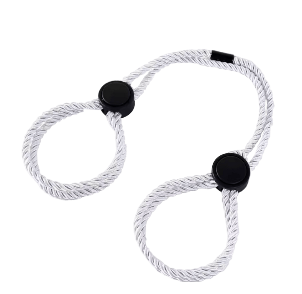 Cotton Rope Cuffs White