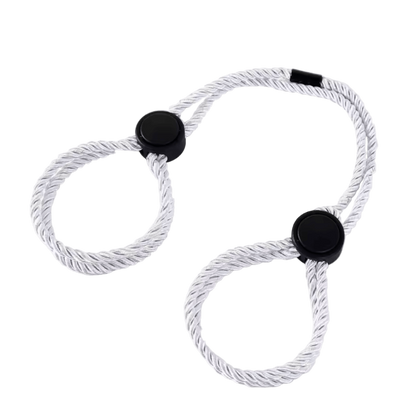 Cotton Rope Cuffs White