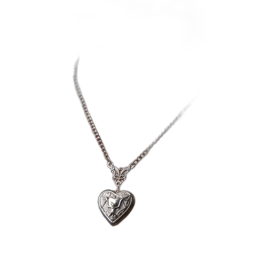 Bat Locket Necklace