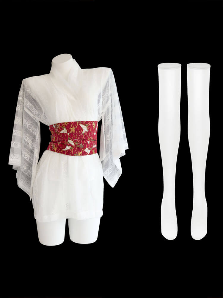 Sexy Kimono Role-Playing Nightgown Set