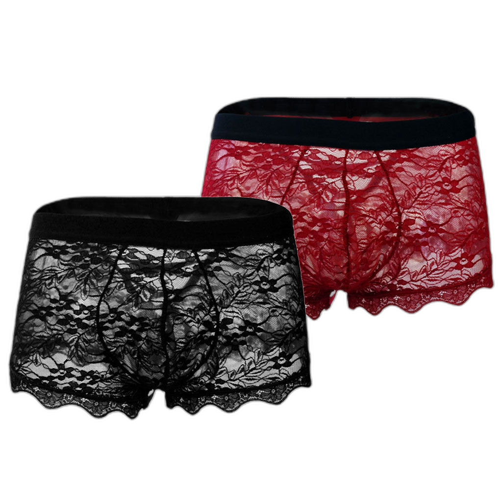 Sexy Men's Lace Back Panties