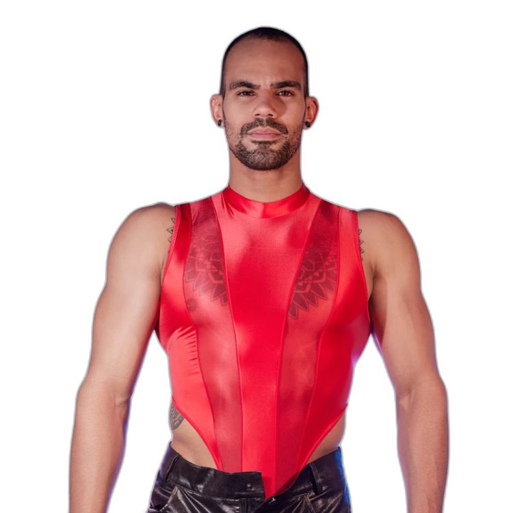 Transparent Tease Mesh Bodysuit