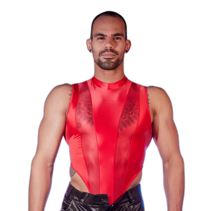 Transparent Tease Mesh Bodysuit