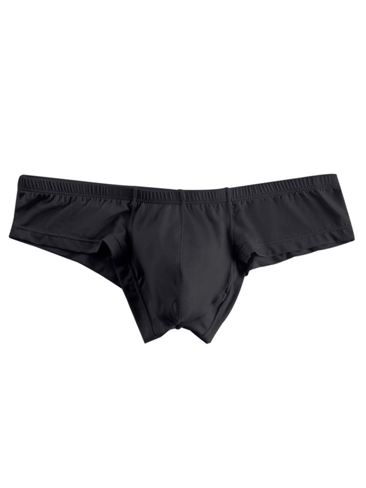 Men's Solid Color Low Rise Breathable Modal Briefs