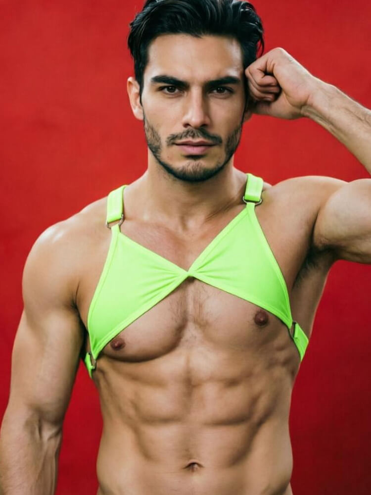 Men's Sexy Cross-Strap Harness Vest