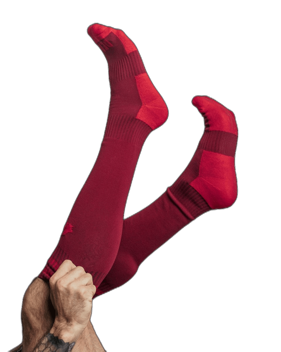 DEN CORE Football Socks - Burgundy