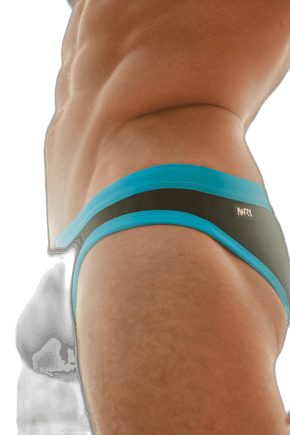 SURGE Contrast Swim Briefs - Black