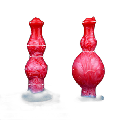 Knox - Inflatable Knot Dildo - Squirting Silicone Dildo