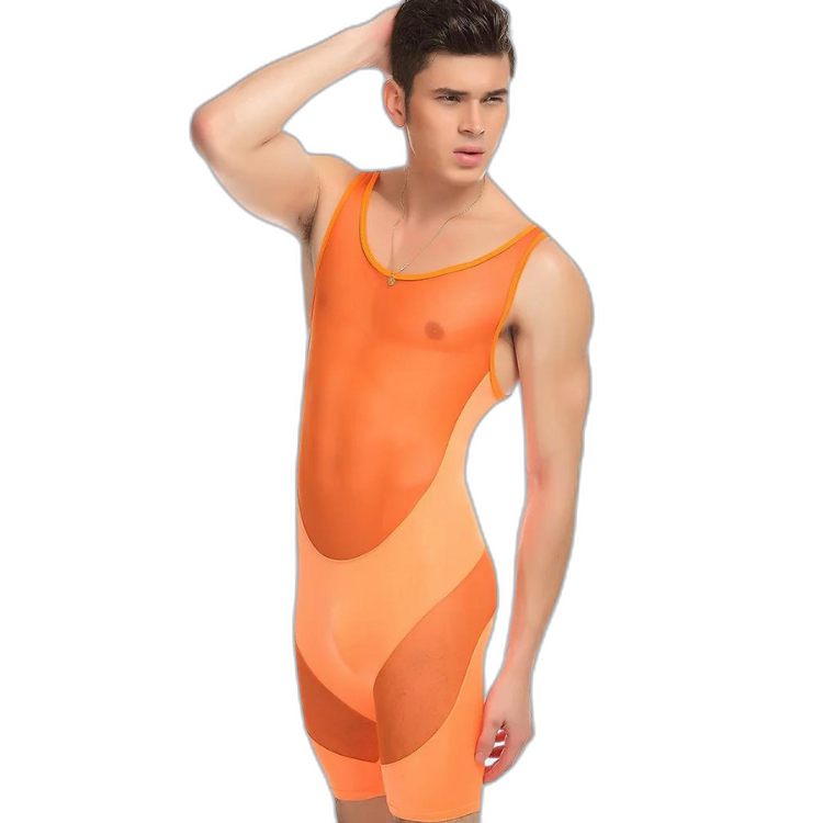 Bodysculpt Mesh Men's Shapewear Bodysuit