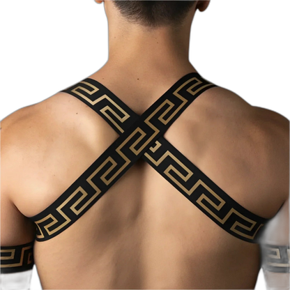 Elegant Gold Chain Elastic Harness