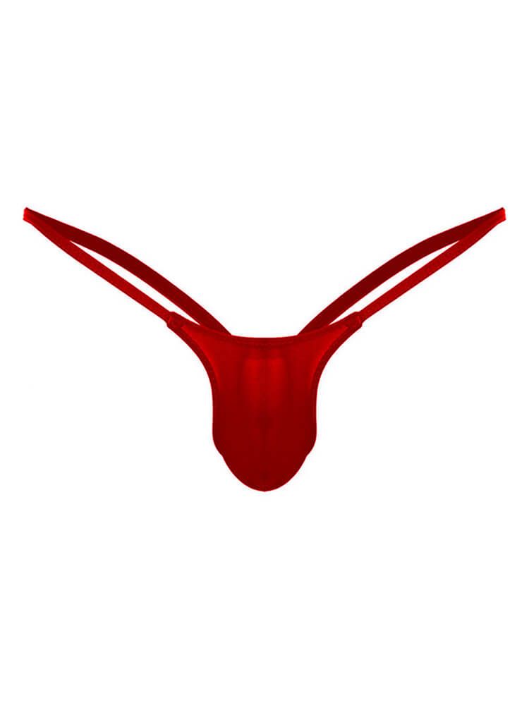 Men's Solid-Color Sexy Thin Jockstrap