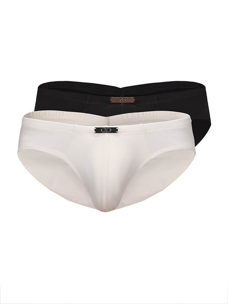 Men's Sexy V-Waist Pleated Back Briefs