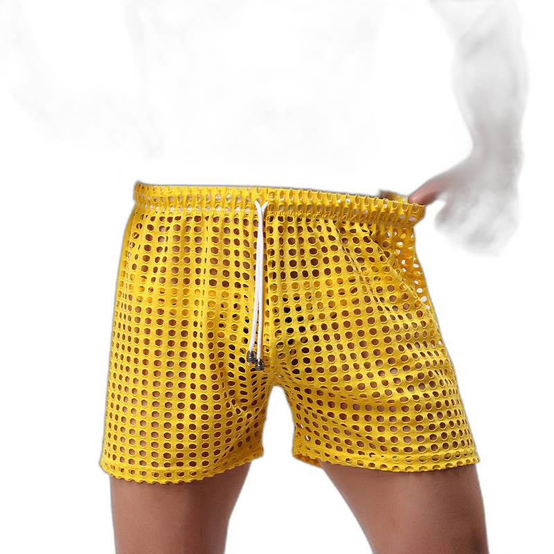 Loose Fishnet Mesh Shorts