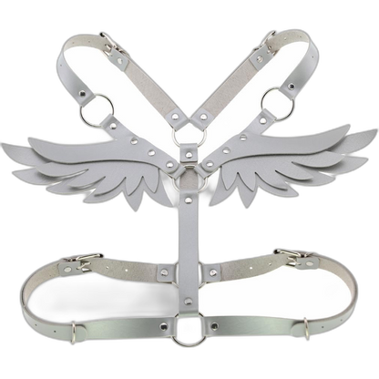 Angel Wings Leather Harness