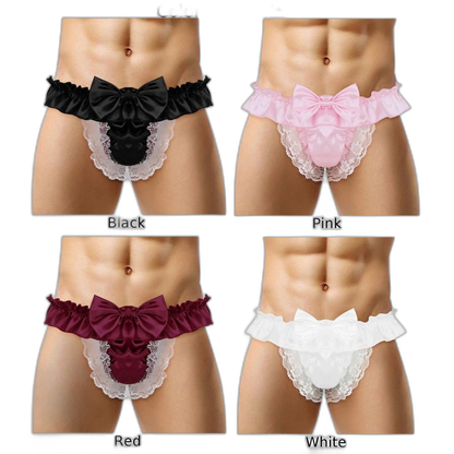 Bow Tie Sissy Panties