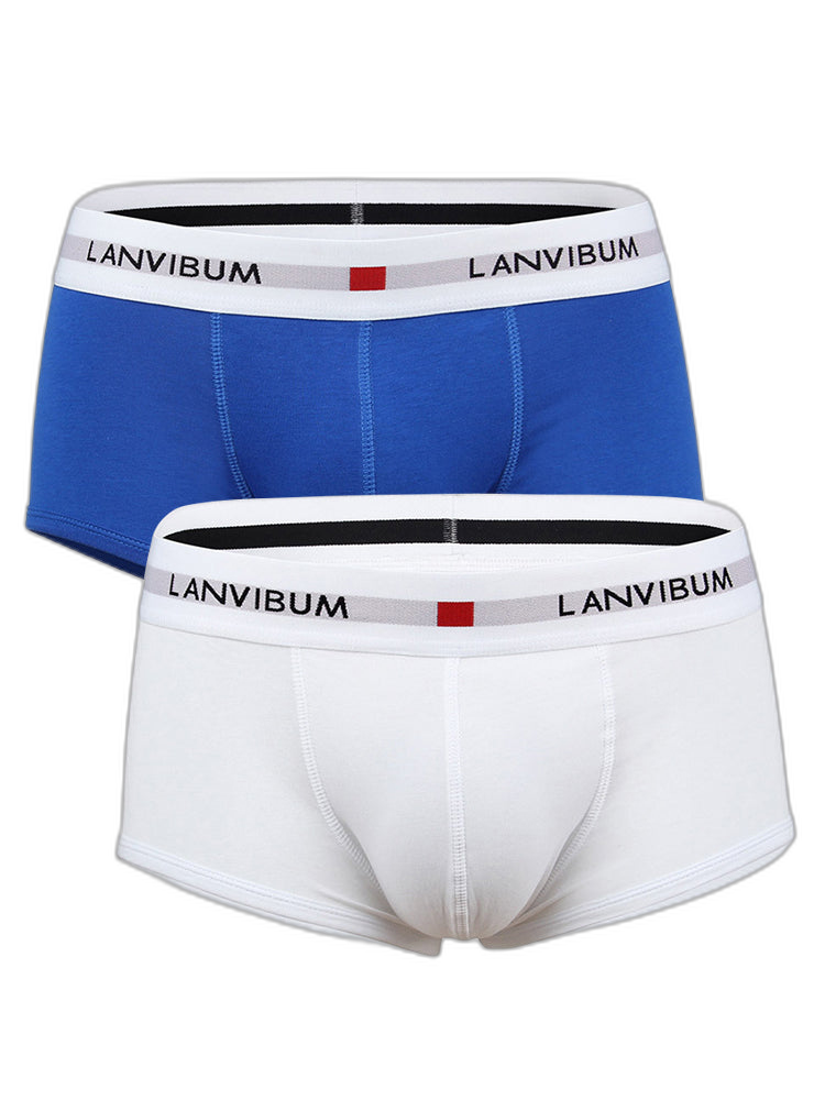 2 Pack Men's Breathable Big Pouch Trunks