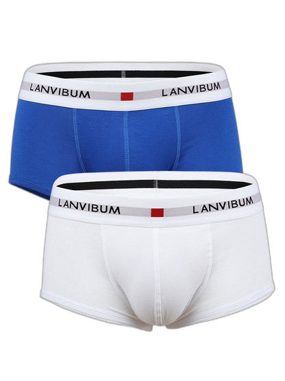2 Pack Men's Breathable Big Pouch Trunks