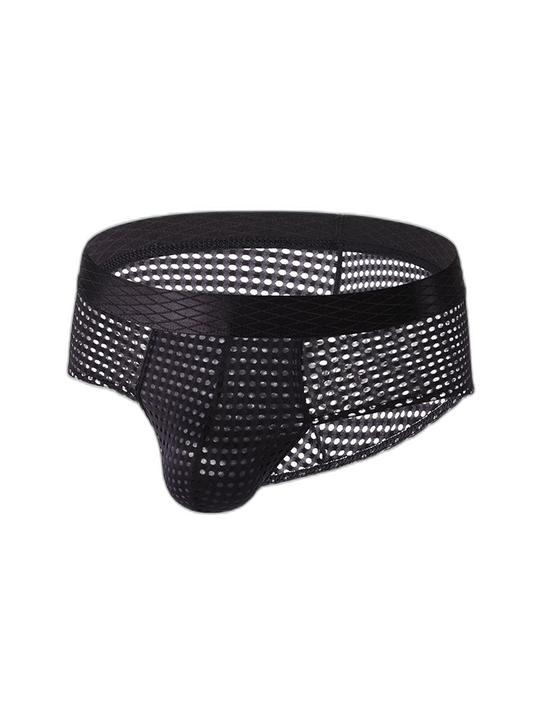3 Pack Men's Quick-Dry Mesh Low-Rise Briefs