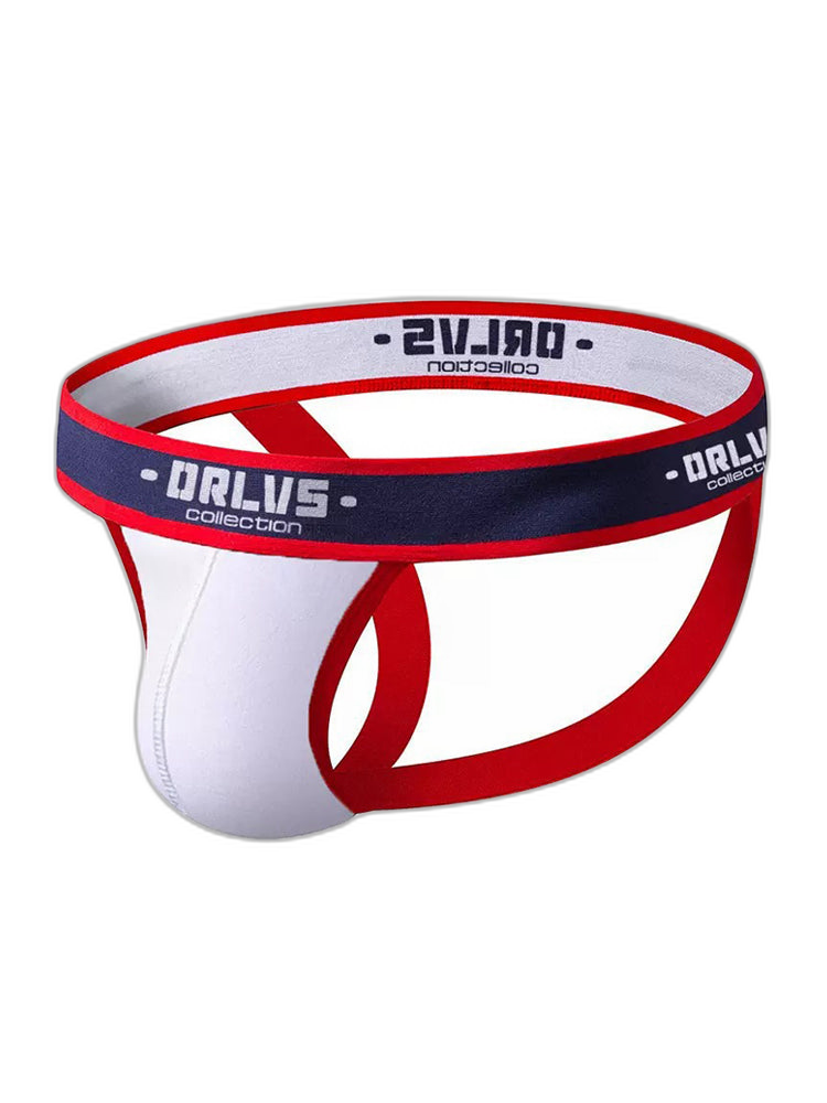 3 Pack Men's U-Pouch Striped Sexy Jockstraps