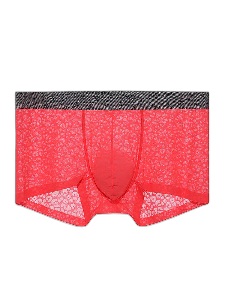 3 Pack Men's Lace Breathable Sweat-Wicking Trunks