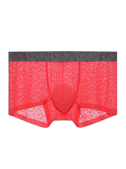 3 Pack Men's Lace Breathable Sweat-Wicking Trunks