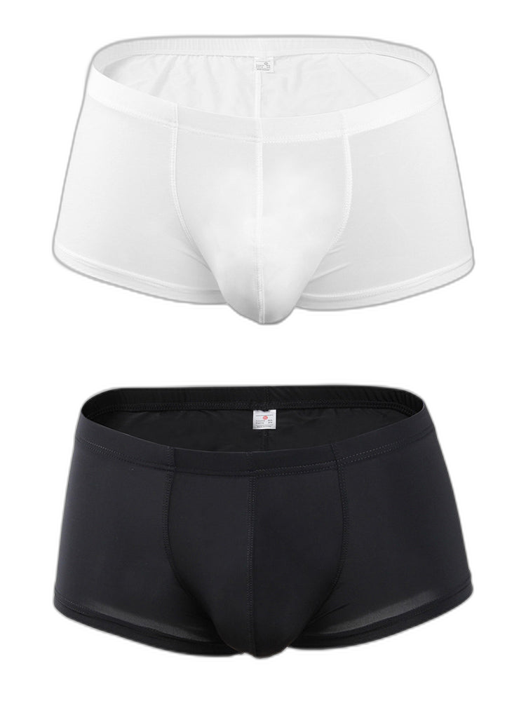 2 Pack Mesh Enlarged Pouch Snug Fit Underwear