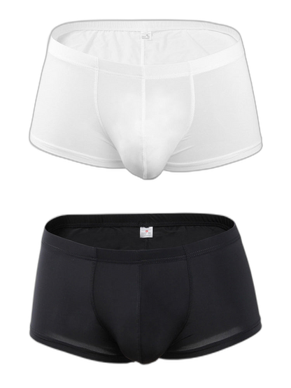 2 Pack Mesh Enlarged Pouch Snug Fit Underwear