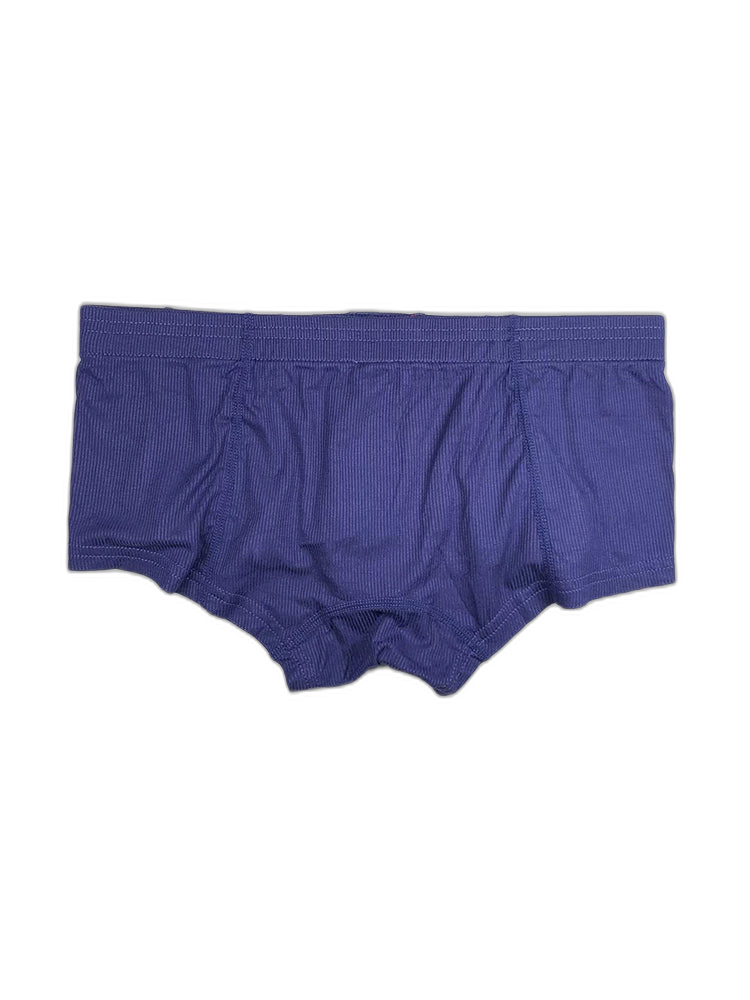 2 Pack Men's Soft Solid Color Simple Comfortable Breathable Trunks