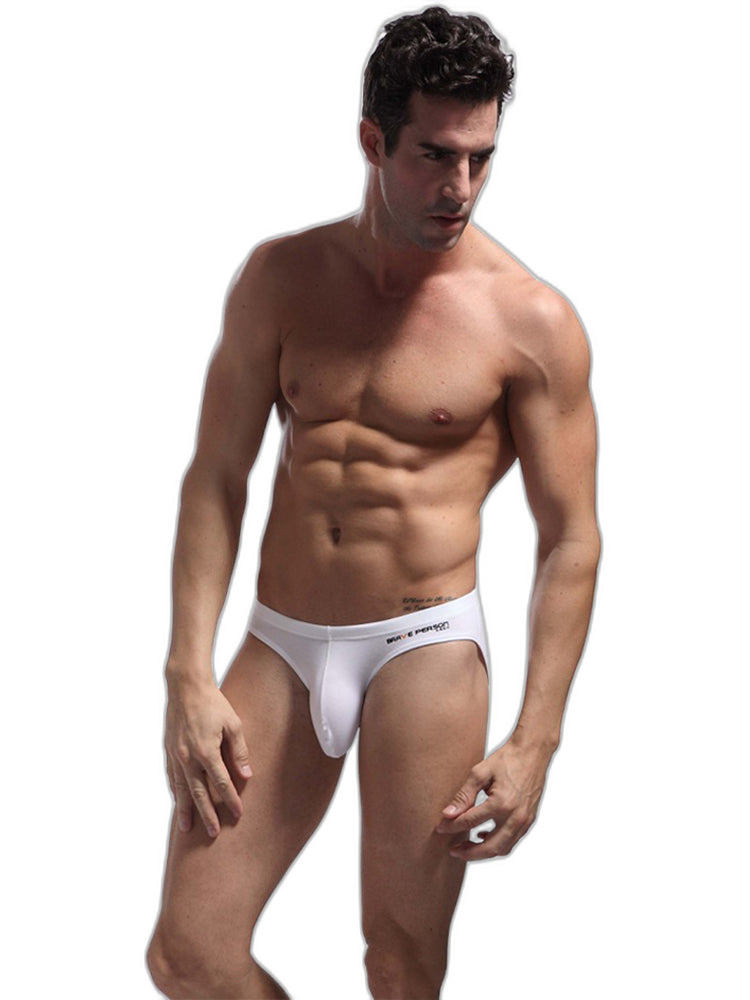 2 Pack Men's Comfortable Cotton Large Pouch Sports Bikini