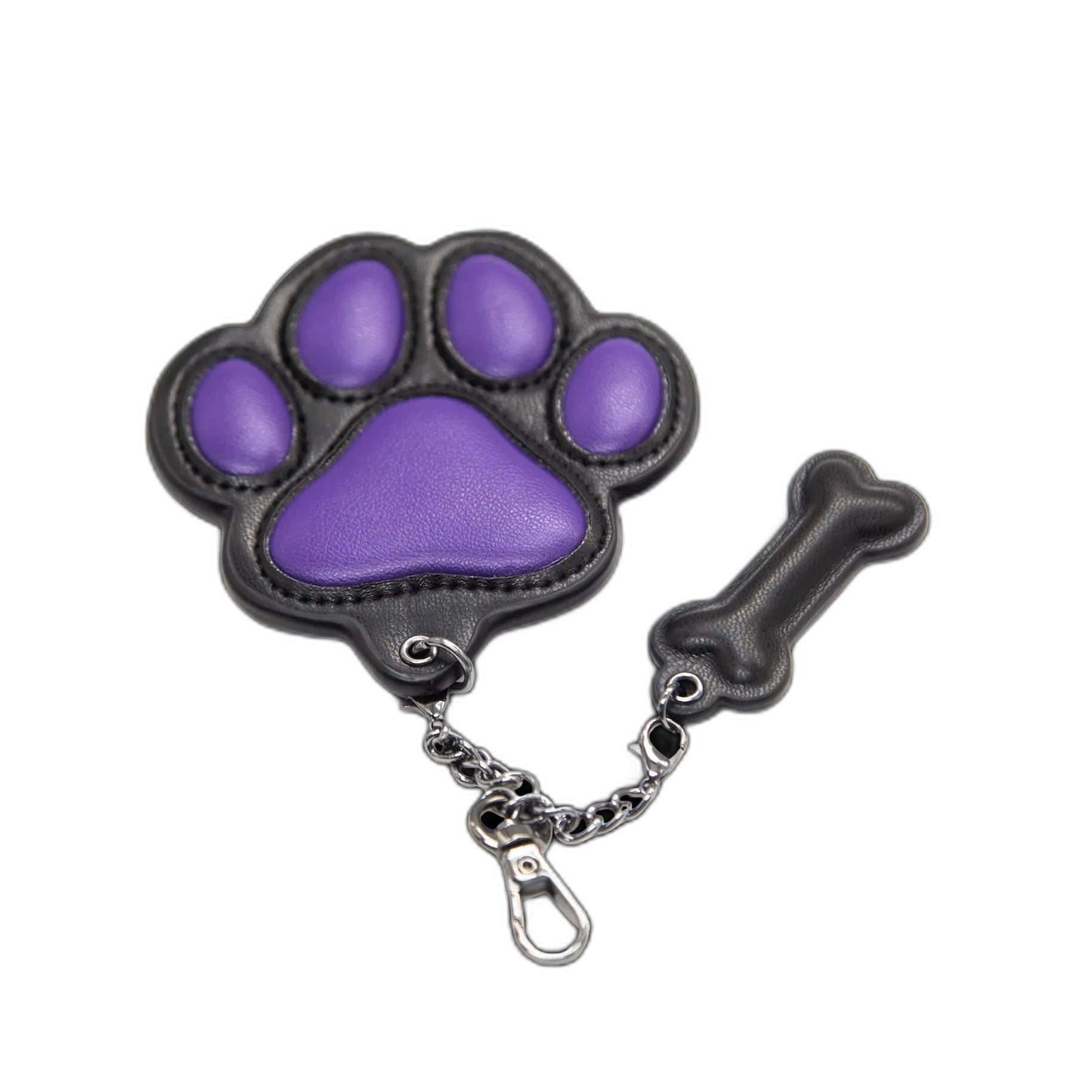 PU Leather Puppy Paw Keychain