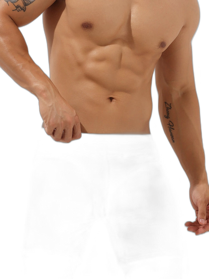 Men’s Sexy See Through Mesh Boxer Shorts