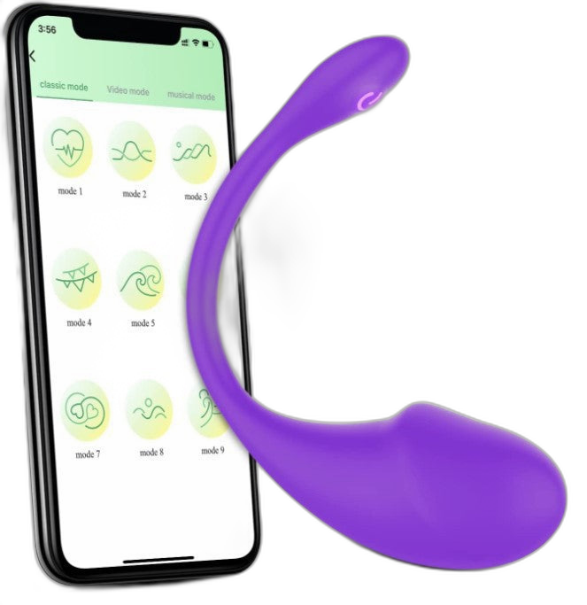 Sperm - App Controlled G-Spot Vibrator - Wearable Panty Toy for Couples