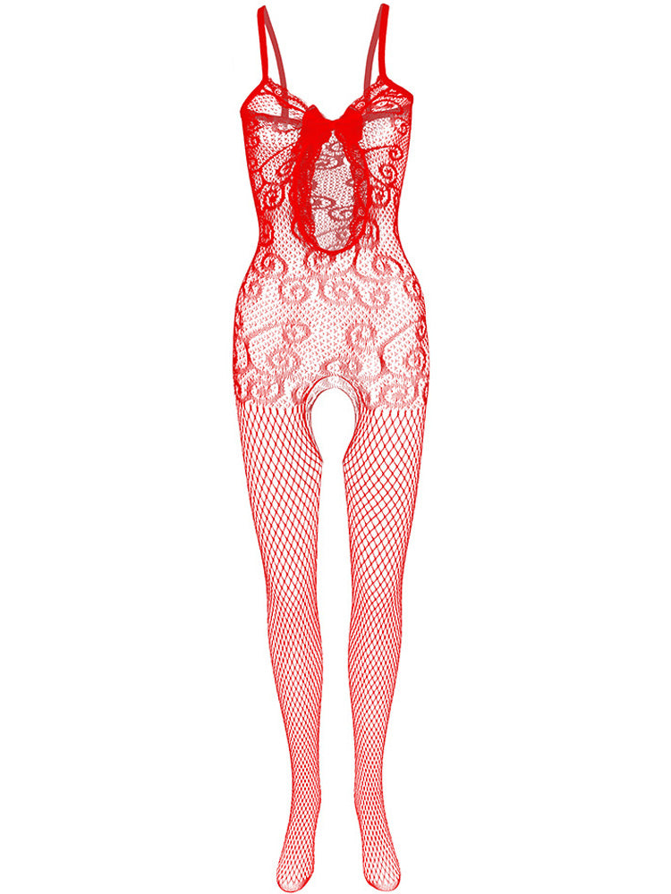 Men's Sleeveless Fine Mesh Suspenders Stockings