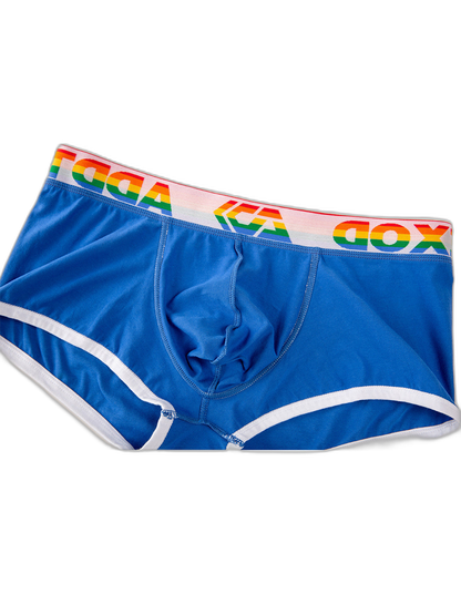 2 Pack Men’s Large Pouch Rainbow Trunks