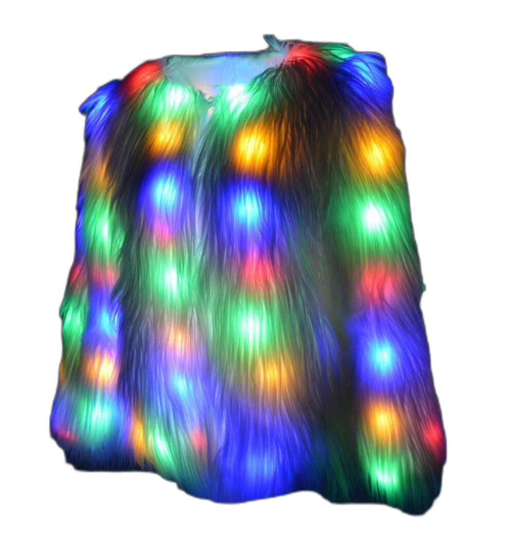 Luminous Faux Fur Jacket